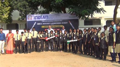 Harur Indian Public School Matric School Mega Rocket Launch Event