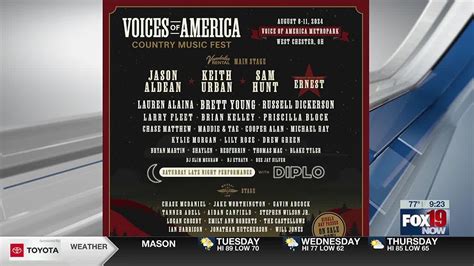 Voices Of America Country Music Fest Youtube