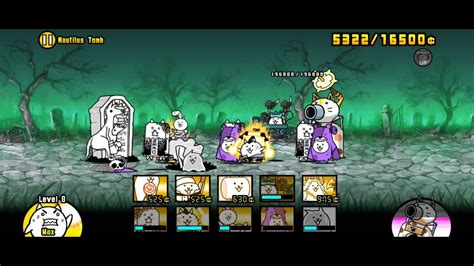 The Battle Cats Nautilius Tomb Level 2 Ft Sniper The Deadeye Youtube