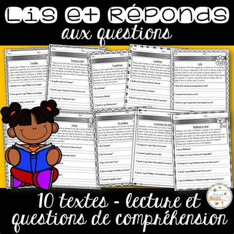 Lis et réponds Textes et questions