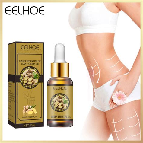 Eelhoe Ginger Slimming Oil Lymphatic Drainage Therapy Weight Loss Plant