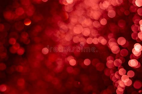 Abstract Red Bokeh Circles Bokeh Abstract Christmas And New Year