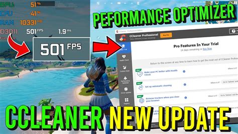 New Ccleaner Performance Optimizer Update Fps Boost Guide For Gaming