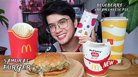 BARU MCDONALD S MCFLURRY LOTUS BISCOFF MCD BURGER SAMURAI MCD