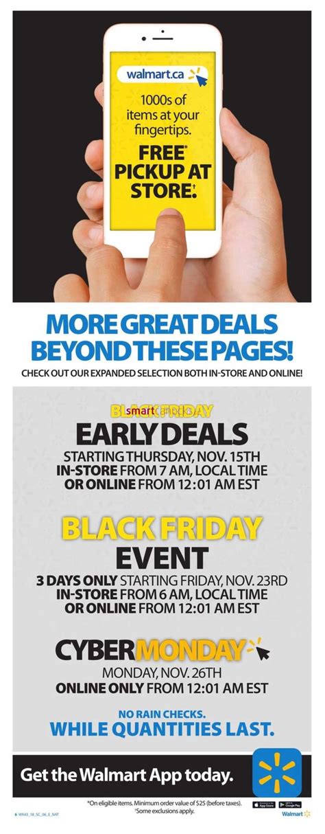 Walmart Black Friday Early Deals Flyer November 15 to 21