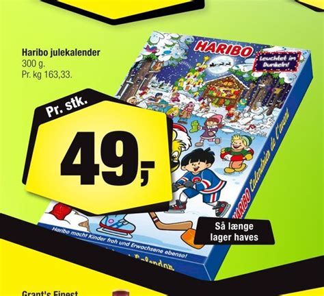 Haribo Julekalender Tilbud Hos Calle