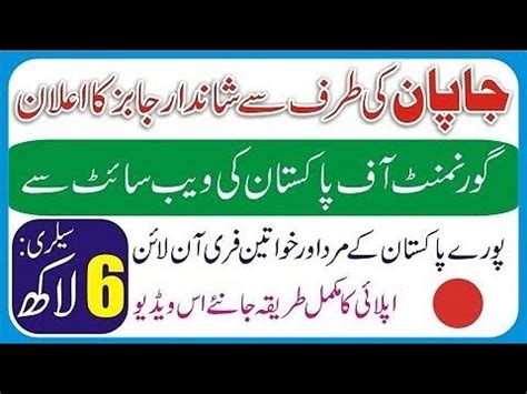 Japan Jobs For Pakistani 2023 Apply Online Japan Work Visa For