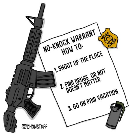No-Knock Warrant How to Guide [oc] : r/PoliticalHumor