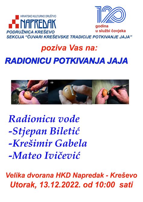 Najava HKD Napredak podružnica Kreševo organizira radionicu potkivanja