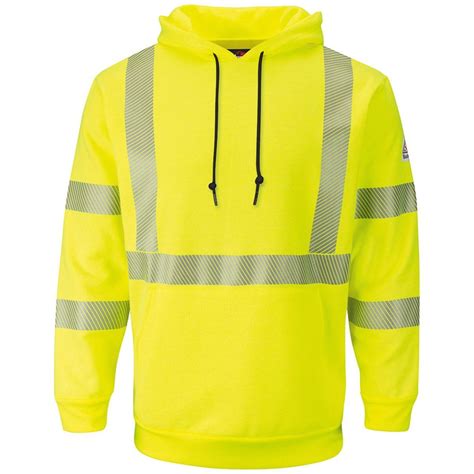 Promotional Hi Visibility Pullover Hooded Fleece Sweatshirt Smh4