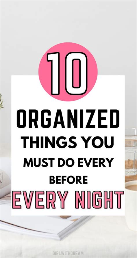 10 Awesome Things To Do Every Night Before Bed Artofit