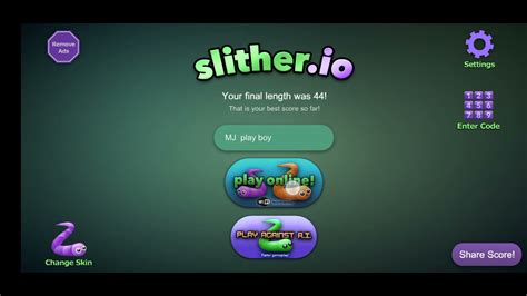 Playing Slither Io Youtube