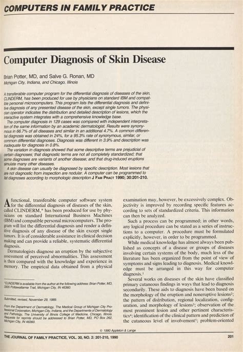 Computer Diagnosis Of Skin Disease Docslib