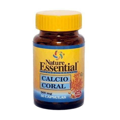 Comprar Cálcio Coral 50 cápsulas de 500mg Nature Essential Naturitas