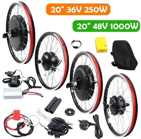 20 E Bike Rear Wheel 48V 1000W Electric Bicycle Hub Motor Conversion