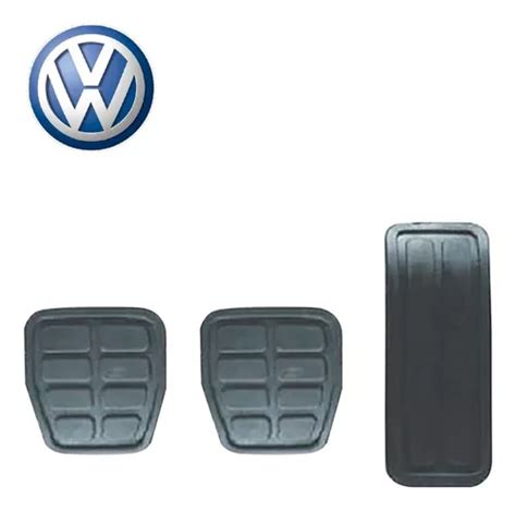 Kit Capa De Pedal Vw Gol Golf Fox Saveiro Parati Voyage Polo