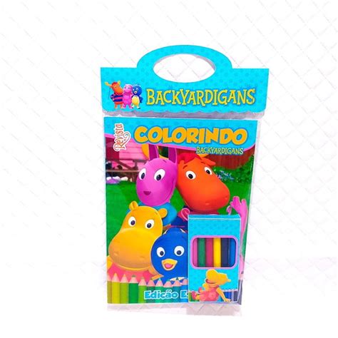 Kit Colorir Backyardigans Elo Produtos Especiais