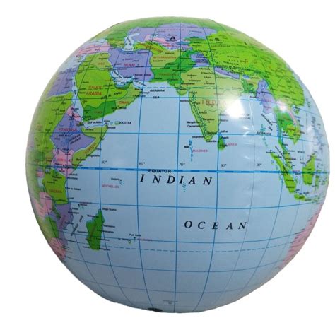 Cm Inflatable Globe World Earth Ocean Map Ball G Grandado