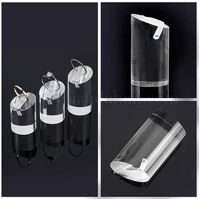 Shop Fingerinspire Pcs Clear Acrylic Ring Display Stand Column Ring