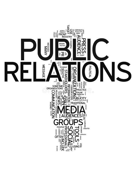 Word Cloud Public Relations Stock Illustration Illustration Of Clouds