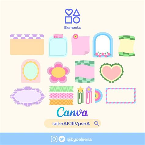 Canva Element Keywords Byceleena Desain Buklet Inspirasi Desain