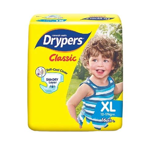 Drypers Classic Dry XL 16PCS Catchme Lk