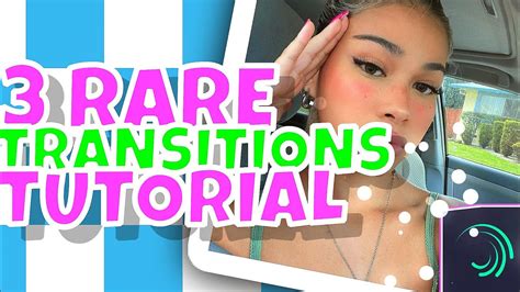 Rare Transitions Alight Motion Tutorials Youtube