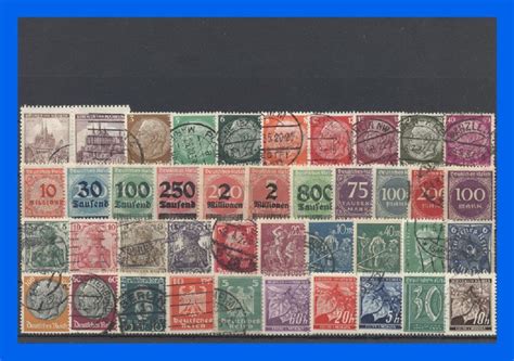 Verschiedene Briefmarken Deutsches Reich Reich B Robedarf