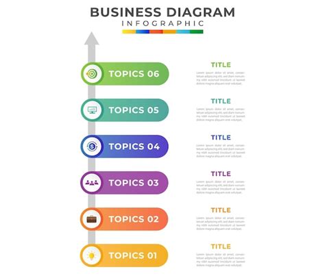 Premium Vector 6 Steps Modern Timeline Diagram With Roadmap And Icons