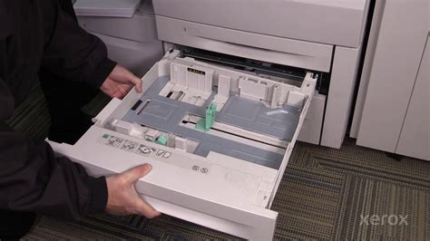 Xerox Color Clearing A Jam From Behind Tray Or Tray