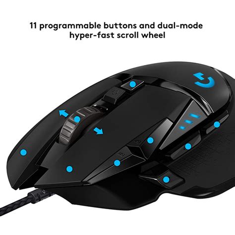 Logitech G502 HERO HIGH PERFORMANCE GAMING MOUSE | Midas Computer Center | Amman Jordan