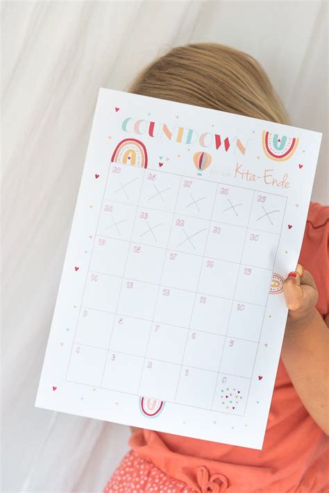 Schulstart Countdown Kalender Schulstart Countdown Einschulung Tage