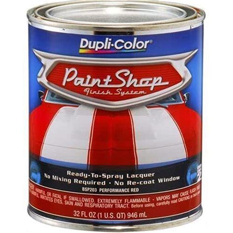 Dupli Color Paint Shop Finish System Base Coat Performance Red Oz