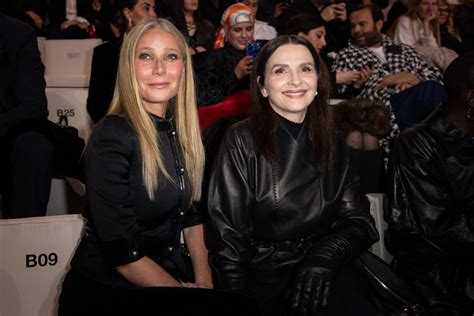 Photo Gwyneth Paltrow et Juliette Binoche assistent au défilé Giorgio