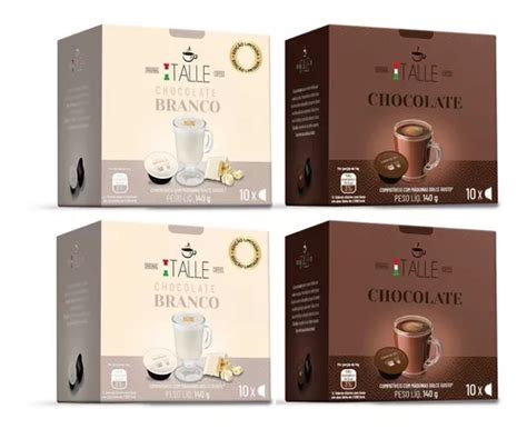 Chocolate Branco Dolce Gusto Capsulas Cafe Italle Und Frete Gr Tis