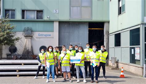 Visita De Los Alumnos Del Taller De Empleo Juvenil A Extrugasa