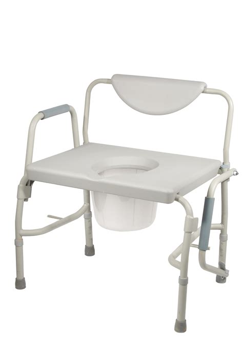 DeluxeComfort.com Bariatric Drop Arm Bedside Commode