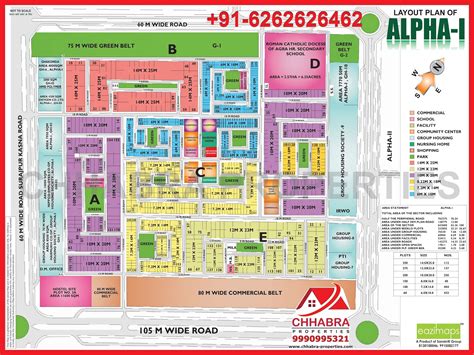 Maps Of Greater Noida Map Of Alpha Greater Noida Layout Plan Hd Map