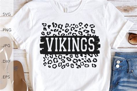 Vikings Leopard Team Spirit Graphic By Studio8586 Creative Fabrica