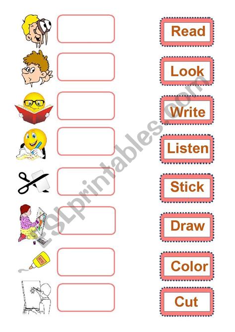 Classroom Instructions Esl Worksheet By Sofiatier