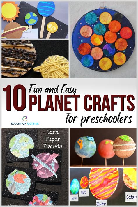 10 Fun and Easy Planets Crafts for Preschoolers - Education Outside ...