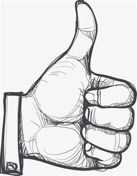 Thumb Up Drawing At Getdrawings Free Download