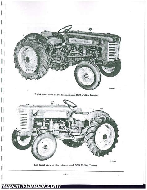 International Harvester Farmall 340 Parts Manual