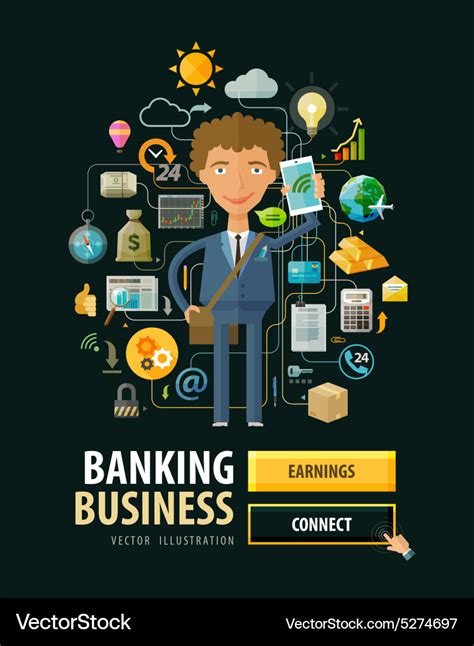 Banking business logo design template bank Vector Image