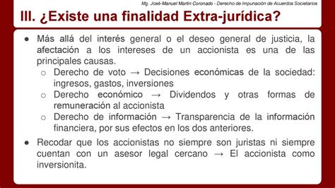 Derecho De Impugnaci N De Acuerdos Societarios Ppt Descargar