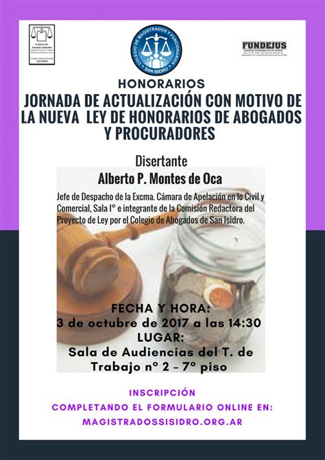 Jornada De Actualizaci N Con Motivo De La Nueva Ley De Honorarios De