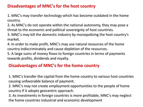 Multinational Corporations MNCs PPT