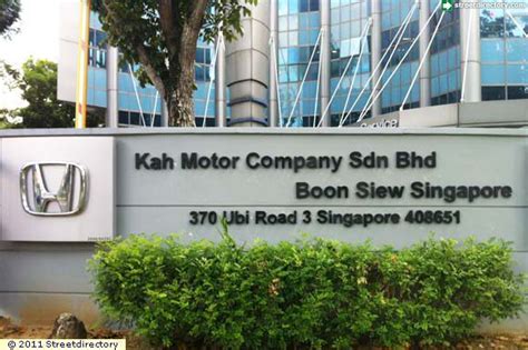 Signage 2 Of Kah Motor Honda Building Image Singapore