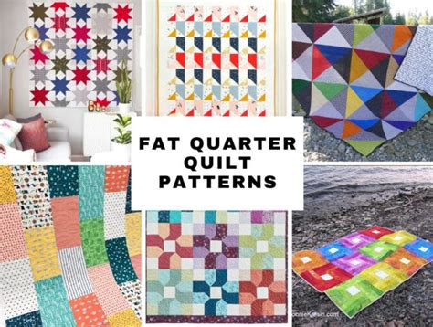 Fat Quarter Quilt Patterns ⋆ Hello Sewing