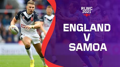 England play Samoa in Rugby League World Cup opener | RLWC2021 Match ...